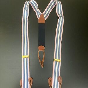 Vintage Striped Suspenders